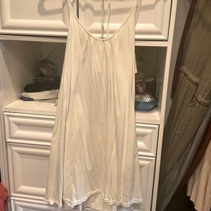 Tobi little white halter mini dress